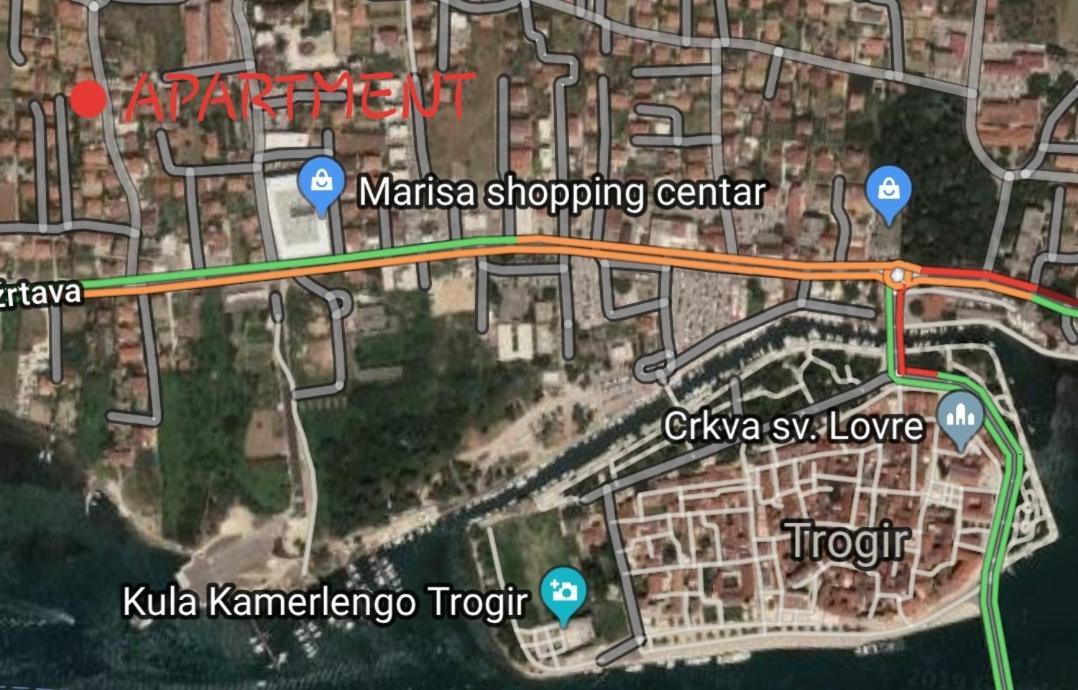 Apartman Tim Trogir Exteriér fotografie